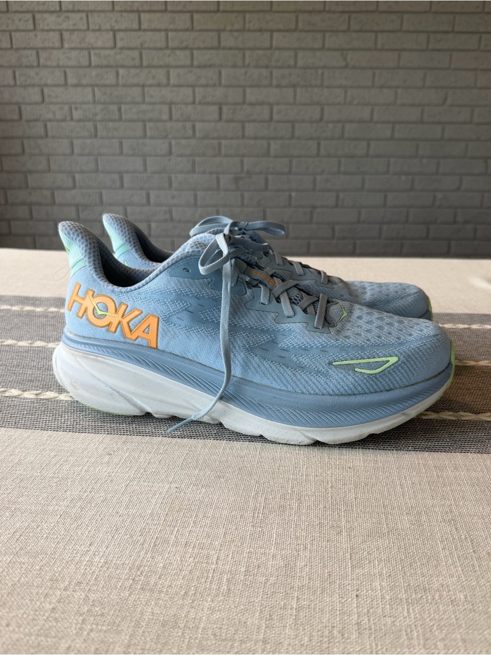 Hoka Clifton 9 Dusk Blue Men’s Athletic Shoes Size 11 - Picture 4 of 9